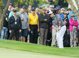Golf: Matsuyama plays 1st round of Genesis Open