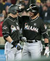 Baseball: Ichiro homers in Marlins' loss to Mariners