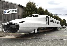 N700S bullet train unveiled to media