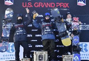 Snowboarding: Japan's Hirano wins halfpipe at World Cup