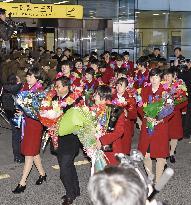 Football: N. Korean women's team back home after E. Asian title