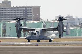 U.S. military Osprey aircraft