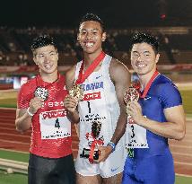 Athletics: men's 100 m at Japan championships