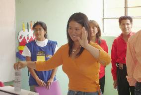 Pro-Fujimori coalition advances in Peru congressional election