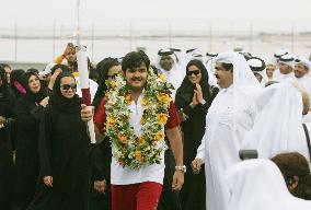 Asian Games flame arrives in Qatar