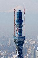 Tokyo Sky Tree and Mt. Fuji