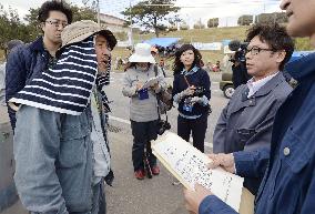 Protesters in Okinawa urged to remove tents in front of U.S. base