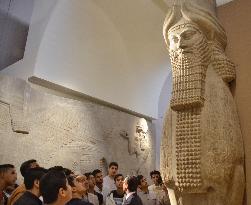 Reopened Iraq national museum exhibits Assyrian Empire artifacts