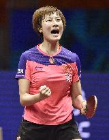 China's Ding Ning wins women's singles at world table tennis