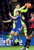 Okazaki in action in Leicester-Bournemouth draw