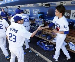 No-decision for Maeda despite another scoreless outing