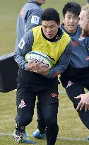 Rugby: Sunwolves training in Fukuoka