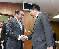 Mongolian foreign minister visits Japan