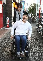 Man in wheelchair