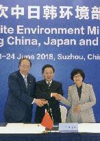 Trilateral environmental talks