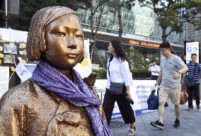 Comfort woman statue in Seoul