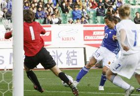 Japan's women beat Russia 2-0 in soccer friendly