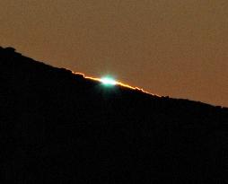 'Green flash' seen in Antarctic