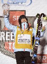 Japan's Onozuka wins World Cup ski halfpipe season title