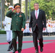 U.S. defense chief Carter visits Vietnam