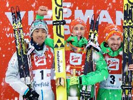 Skiing: Watabe 2nd again in Nordic combined World Cup meet