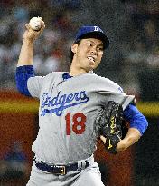 Dodgers' Maeda takes 7th loss