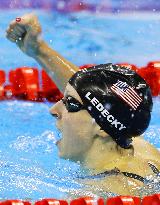 Ledecky wins gold medal in 400-meter free style