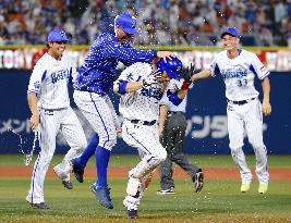 Baseball: Kuramoto's walk-off double lifts DeNA over Chunichi