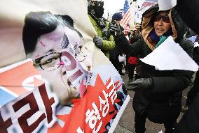 Anti-N. Korea protest in Seoul