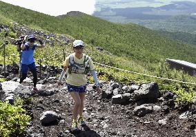 Mt. Fuji trails open in Shizuoka