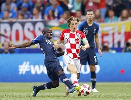 Football: France vs Croatia at World Cup