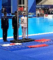 Flag falls during Asian Games awarding ceremony