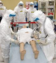 Nuclear disaster response training for doctors, nurses
