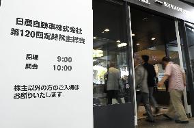 Nissan shareholders' meeting