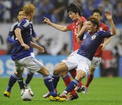 Japan vs. S. Korea in soccer int'l friendly