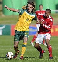 Australia beat Denmark 1-0 in warm-up friendly in S. Africa