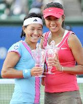 Date-Krumm partners Zhang to doubles title at Japan Women's Open