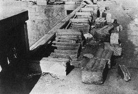 Hiroshima in ruins after U.S. atomic bombing