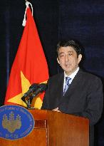 Abe urges N. Korea to sincerely respond to global call