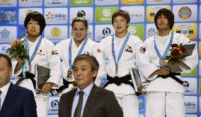 2 Japanese get medals in women's 48-kg class at world judo