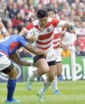 Japan keep quarterfinal dream alive with clinical win over Samoa