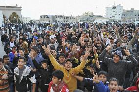Antigovernment protesters in northeastern Libya
