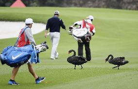 Golf: Matsuyama storms into 3-shot lead in Shanghai