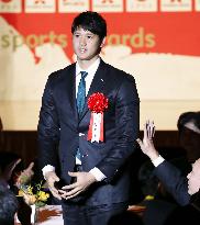 Fighters' Otani wins grand prize at pro sports awards