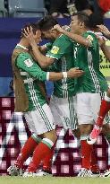 Soccer: Mexico come from behind to beat New Zealand 2-1