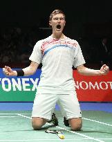 Badminton: Axelsen wins Japan Open men's singles