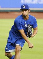 Baseball: Dodgers' Darvish