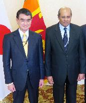 Japan, Sri Lanka foreign ministers in Colombo