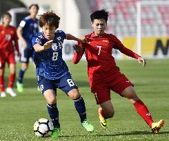 Football: Women's Asian Cup group stage match