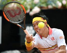 Tennis: Nishikori at Italian Open